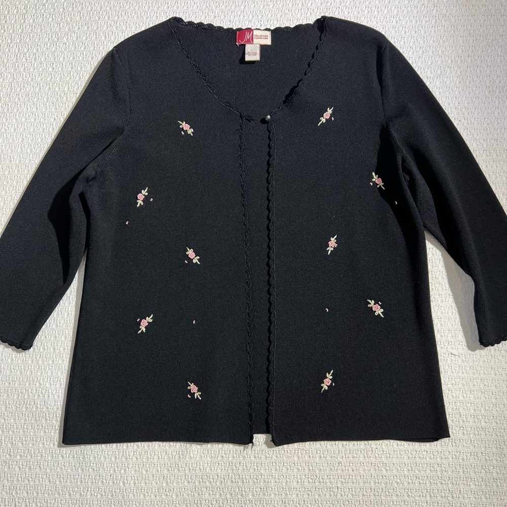 Black cardigan by Jennifer Moore size large